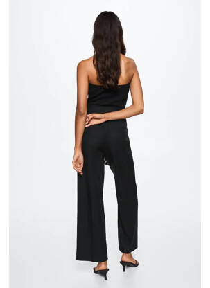 Pantalon drept negru MANGO femeie