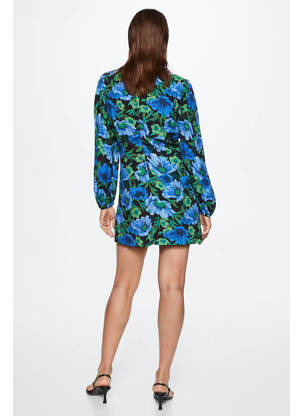 Rochie scurtă albastru MANGO femeie