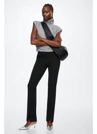 Pantalon chino negru MANGO femeie