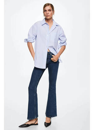 Blugi bootcut albastru MANGO femeie