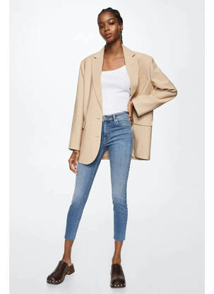 Blugi skinny albastru MANGO femeie