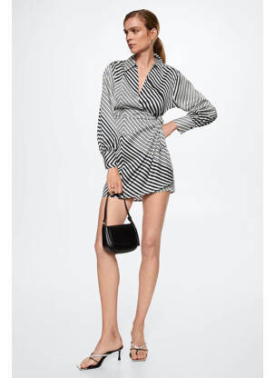 Rochie scurtă alb MANGO femeie
