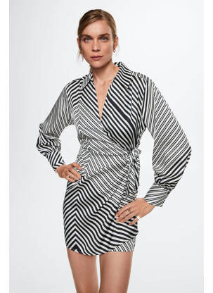 Rochie scurtă alb MANGO femeie