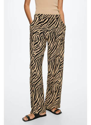 Pantalon evazat maro MANGO femeie