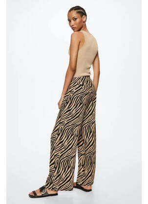 Pantalon evazat maro MANGO femeie