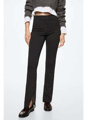 Pantalon evazat negru MANGO femeie