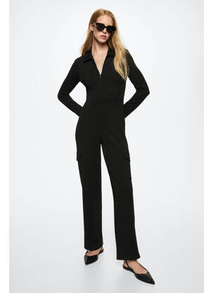 Salopetă-pantalon negru MANGO femeie
