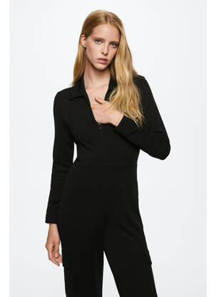 Salopetă-pantalon negru MANGO femeie