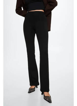 Pantalon evazat negru MANGO femeie