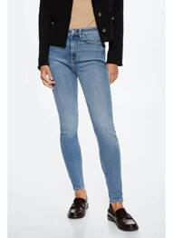 Blugi skinny albastru MANGO femeie