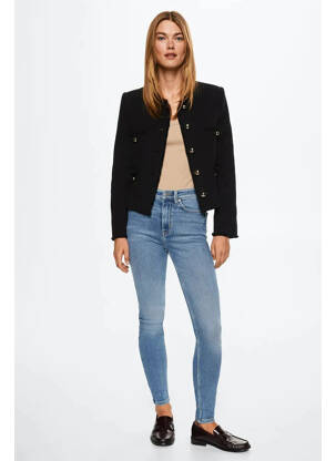 Blugi skinny albastru MANGO femeie