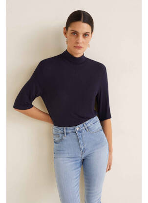 Blugi skinny albastru MANGO femeie