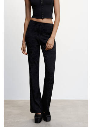Pantalon evazat negru MANGO femme