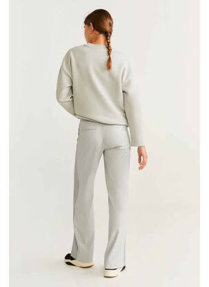 Pantalon larg gri MANGO femeie