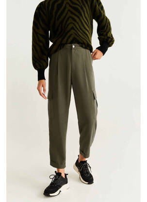 Pantalon cargo verde MANGO femeie