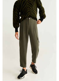 Pantalon cargo verde MANGO femeie