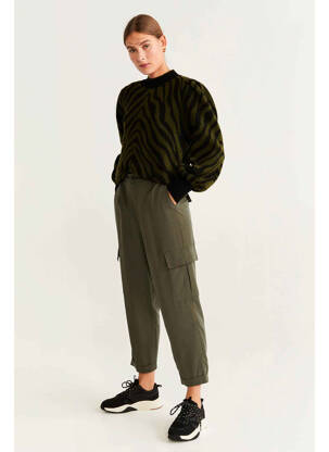 Pantalon cargo verde MANGO femeie