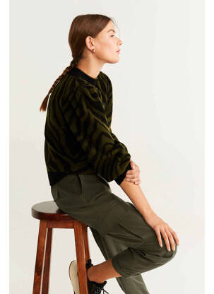 Pantalon cargo verde MANGO femeie