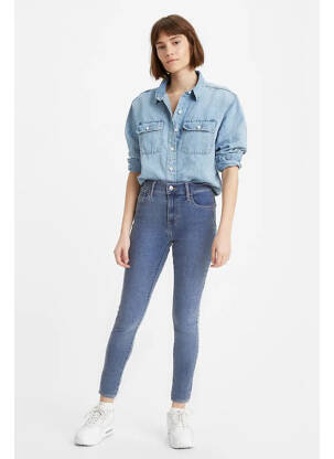 Blugi skinny albastru LEVI'S femeie