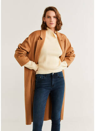 Blugi skinny albastru MANGO femeie