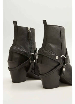 Botine/ghete negru MANGO femeie