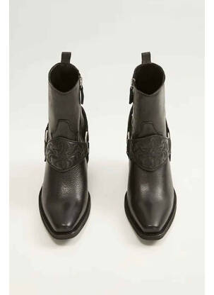 Botine/ghete negru MANGO femeie