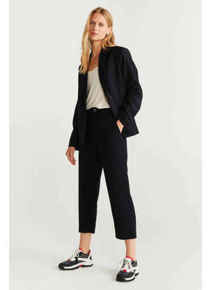 Pantalon 7/8 negru MANGO femeie