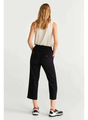 Pantalon 7/8 negru MANGO femeie
