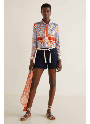 Șort albastru MANGO femeie