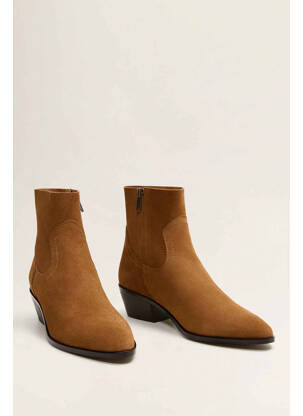 Botine/ghete maro MANGO femeie