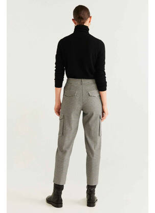 Pantalon cargo alb MANGO femeie