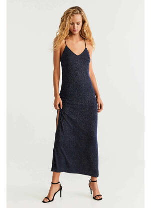 Rochie lungă albastru MANGO femeie