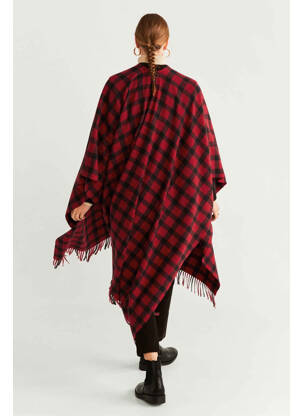 Poncho roșu MANGO femeie