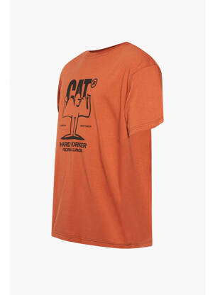 Tricou portocalie CATERPILLAR bărbat