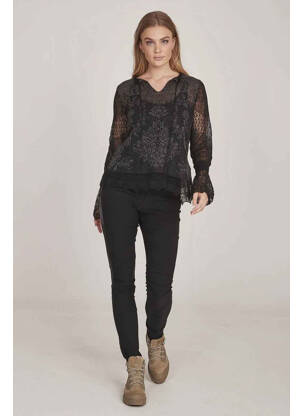 Pulover negru NÜ femeie