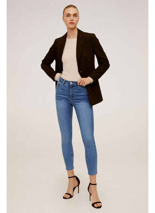Blugi skinny albastru MANGO femeie