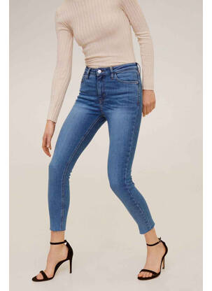 Blugi skinny albastru MANGO femeie