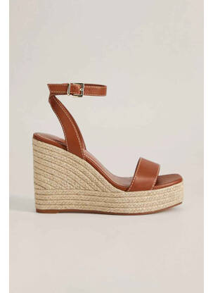 Sandale/pantofi decupați maro MANGO femme