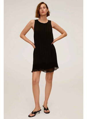 Rochie scurtă negru MANGO femeie