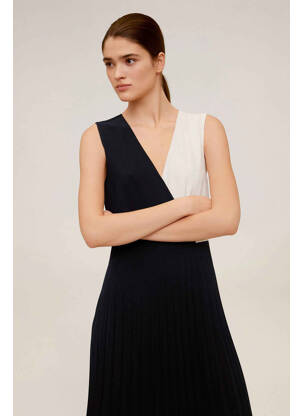 Rochie midi negru MANGO femeie