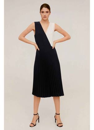 Rochie midi negru MANGO femeie