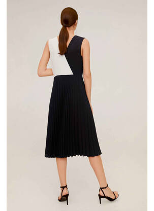 Rochie midi negru MANGO femeie