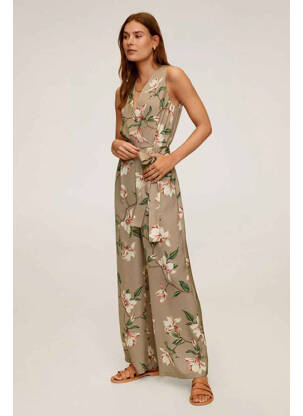 Salopetă-pantalon alb MANGO femeie