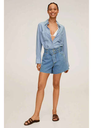 Bermudă albastru MANGO femeie