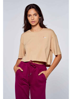 Tricou bej FILA femeie