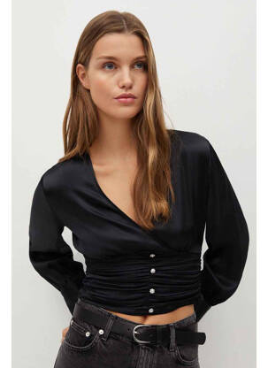 Cămașă negru MANGO femeie