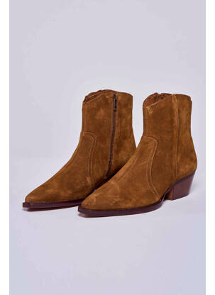 Botine/Ghete maro MANGO femeie