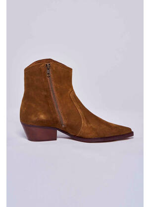 Botine/ghete maro MANGO femeie