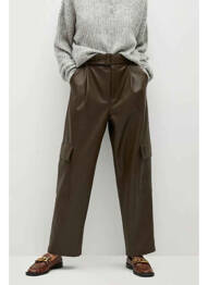 Pantalon cargo bej MANGO femme