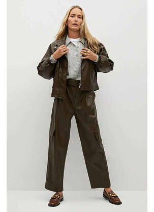 Pantalon cargo bej MANGO femeie